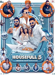 Affiche de Housefull 5, film à voir en streaming sur Pygargue