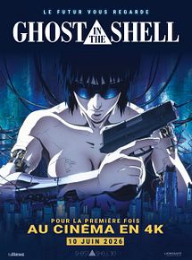 Affiche de Ghost in the Shell, film à voir en streaming sur Pygargue