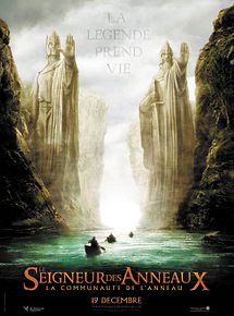 Affiche de Le Seigneur des anneaux : la communauté de l'anneau, film à voir en streaming sur Pygargue