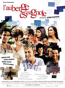 Affiche de L'Auberge Espagnole, film à voir en streaming sur Pygargue