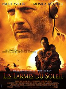Affiche de Les Larmes du soleil, film à voir en streaming sur Pygargue