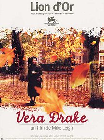 Affiche de Vera Drake, film à voir en streaming sur Pygargue