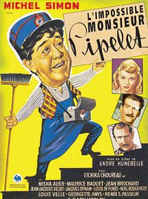 Affiche de L'Impossible Monsieur Pipelet, film à voir en streaming sur Pygargue
