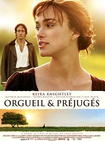 Affiche de Orgueil et préjugés, film à voir en streaming sur Pygargue