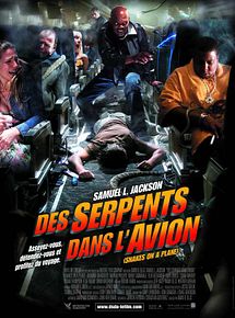 Affiche de Des serpents dans l'avion, film à voir en streaming sur Pygargue