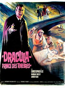 Affiche de Dracula, prince des ténèbres, film à voir en streaming sur Pygargue