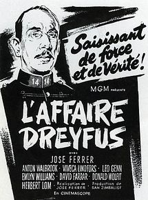 Affiche de L'Affaire Dreyfus, film à voir en streaming sur Pygargue
