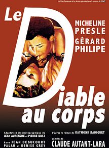 Affiche de Le diable au corps, film à voir en streaming sur Pygargue