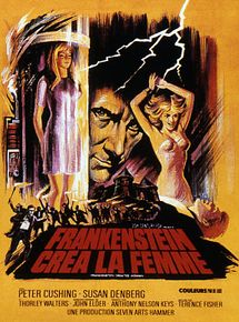 Affiche de Frankenstein créa la femme, film à voir en streaming sur Pygargue