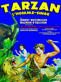 Affiche de Tarzan, l'homme singe, film à voir en streaming sur Pygargue