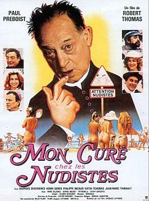 Affiche de Mon curé chez les nudistes, film à voir en streaming sur Pygargue