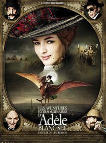Affiche de Adèle Blanc-Sec, film à voir en streaming sur Pygargue