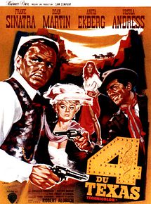 Affiche de Quatre du Texas, film à voir en streaming sur Pygargue