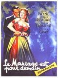 Affiche de Le mariage est pour demain, film à voir en streaming sur Pygargue