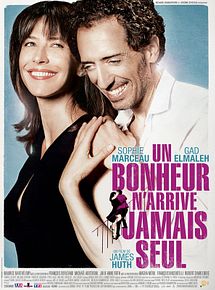 Affiche de Un Bonheur n'arrive jamais seul, film à voir en streaming sur Pygargue