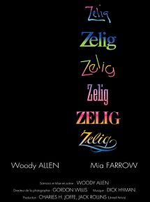 Affiche de Zelig, film à voir en streaming sur Pygargue