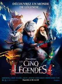 Affiche de Les Cinq légendes, film à voir en streaming sur Pygargue