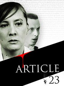 Affiche de Article 23, film à voir en streaming sur Pygargue