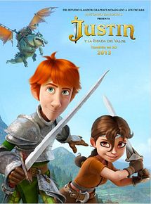 Affiche de Justin et la Légende des chevaliers, film à voir en streaming sur Pygargue