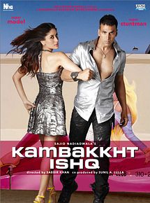 Affiche de Kambakkht Ishq, film à voir en streaming sur Pygargue