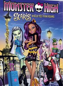 Affiche de Monster High - Scaris, la ville des frayeurs, film à voir en streaming sur Pygargue