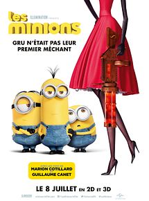 Affiche de Les Minions, film à voir en streaming sur Pygargue