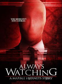 Affiche de Always Watching: A Marble Hornets Story, film à voir en streaming sur Pygargue