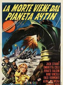 Affiche de La Mort vient de la planète Aytin, film à voir en streaming sur Pygargue