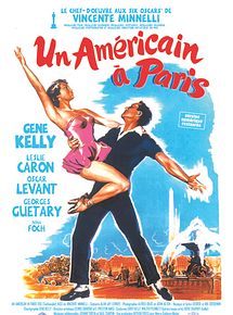 Affiche de Un Américain à Paris, film à voir en streaming sur Pygargue
