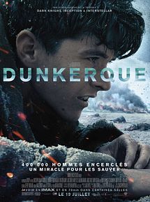 Affiche de Dunkerque, film à voir en streaming sur Pygargue