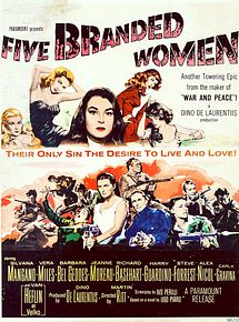 Affiche de Cinq femmes marquées, film à voir en streaming sur Pygargue