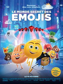 Affiche de Le Monde secret des Emojis, film à voir en streaming sur Pygargue
