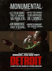 Affiche de Detroit, film à voir en streaming sur Pygargue
