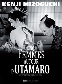 Affiche de Cinq femmes autour d'Utamaro, film à voir en streaming sur Pygargue