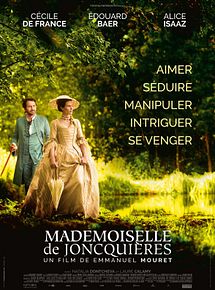 Affiche de Mademoiselle de Joncquières, film à voir en streaming sur Pygargue