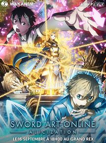 Affiche de Sword Art Online - Alicization, film à voir en streaming sur Pygargue