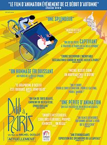 Affiche de Dilili à Paris, film à voir en streaming sur Pygargue