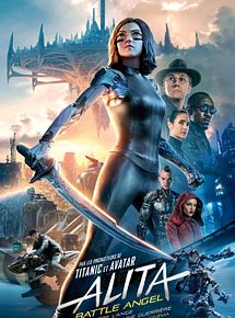 Affiche de Alita : Battle Angel, film à voir en streaming sur Pygargue