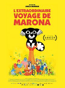 Affiche de L'Extraordinaire Voyage de Marona, film à voir en streaming sur Pygargue