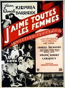 Affiche de J'aime toutes les femmes, film à voir en streaming sur Pygargue