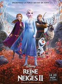 Affiche de La Reine des neiges II, film à voir en streaming sur Pygargue