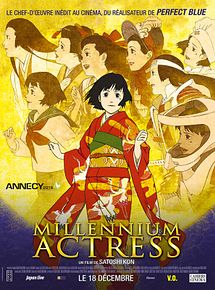 Affiche de Millennium Actress, film à voir en streaming sur Pygargue