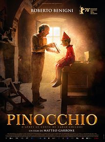 Affiche de Pinocchio, film à voir en streaming sur Pygargue