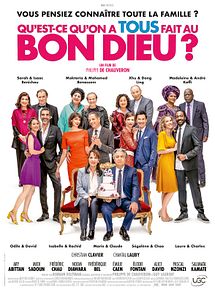 Affiche de Qu'est-ce qu'on a tous fait au Bon Dieu ?, film à voir en streaming sur Pygargue