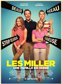Affiche de Les Miller, une famille en herbe, film à voir en streaming sur Pygargue