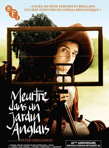Affiche de Meurtre dans un jardin anglais, film à voir en streaming sur Pygargue