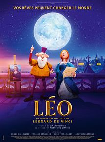Affiche de Léo, la fabuleuse histoire de Léonard de Vinci, film à voir en streaming sur Pygargue