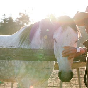 Photo The Cowboy and the Queen