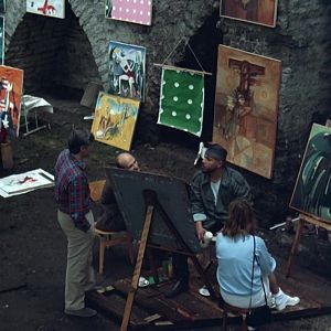 Photo Three Graves of the  Artist