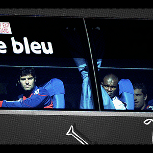 Photo Le Bus: les Bleus en grève